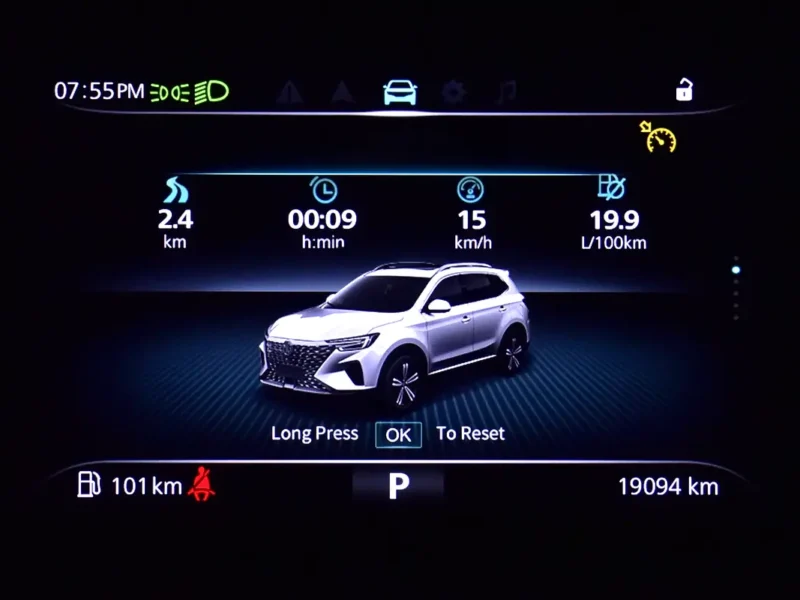 2025 MG RX5 Luxury 1.5L Turbocharged 4 Cylinders Petrol Engine Black Red Crossover GCC Specs