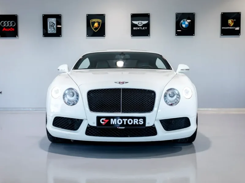 2015 Bentley Continental GT 4.0L Twin-Turbocharged V8 Petrol Engine White Red Coupe GCC