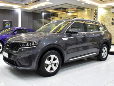 2023 Kia Sorento EX 2.5 Litres 4 Cylinders Petrol Engine Grey Beige SUV GCC Specs Automatic