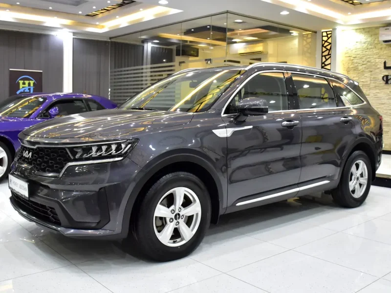 2023 Kia Sorento EX 2.5 Litres 4 Cylinders Petrol Engine Grey Beige SUV GCC Specs Automatic