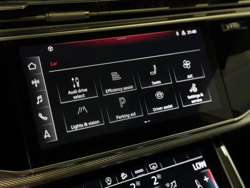2023 Audi Q8 55 TFSI quattro S line 3.0L Turbocharged V6 Petrol Engine Blue Black SUV GCC Specs