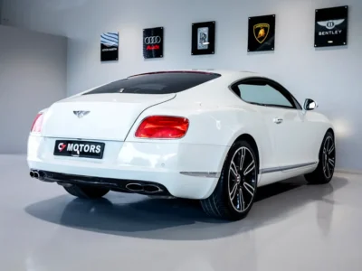 2015 Bentley Continental GT 4.0L Twin-Turbocharged V8 Petrol Engine White Red Coupe GCC