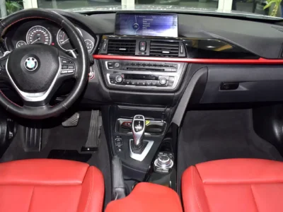 2013 BMW 3-Series 335i 6 Cylinders Petrol Engine Silver Red Sedan GCC Specs Automatic
