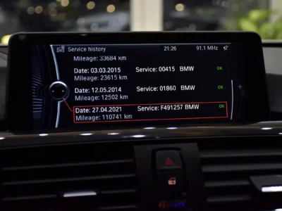 2013 BMW 3-Series 335i 6 Cylinders Petrol Engine Silver Red Sedan GCC Specs Automatic