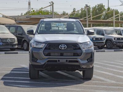 2026 Toyota Hilux 2.4 Litres 4 Cylinders Diesel Engine Dark Grey Black Pickup Truck GCC Specs