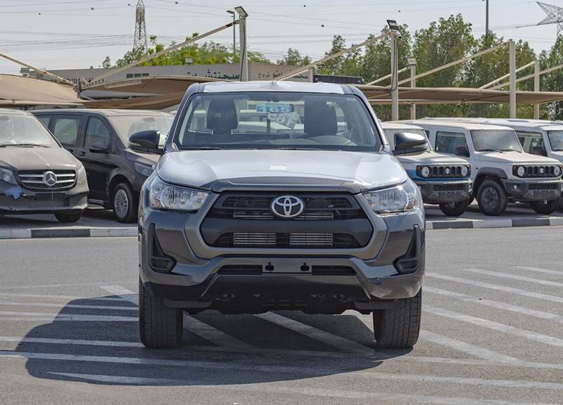 2026 Toyota Hilux 2.4 Litres 4 Cylinders Diesel Engine Dark Grey Black Pickup Truck GCC Specs