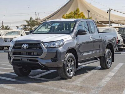 2026 Toyota Hilux 2.4 Litres 4 Cylinders Diesel Engine Dark Grey Black Pickup Truck GCC Specs
