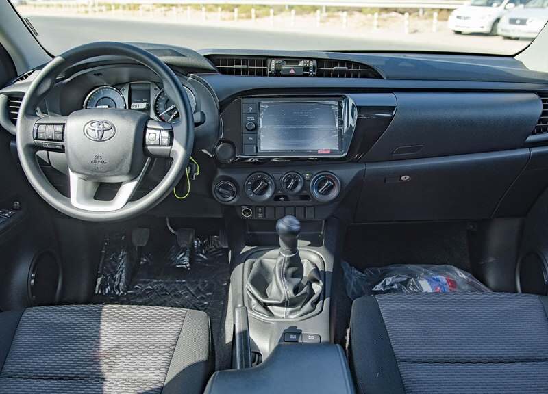2026 Toyota Hilux 2.4 Litres 4 Cylinders Diesel Engine Dark Grey Black Pickup Truck GCC Specs
