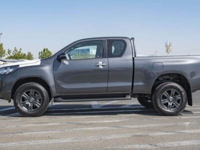 2026 Toyota Hilux 2.4 Litres 4 Cylinders Diesel Engine Dark Grey Black Pickup Truck GCC Specs