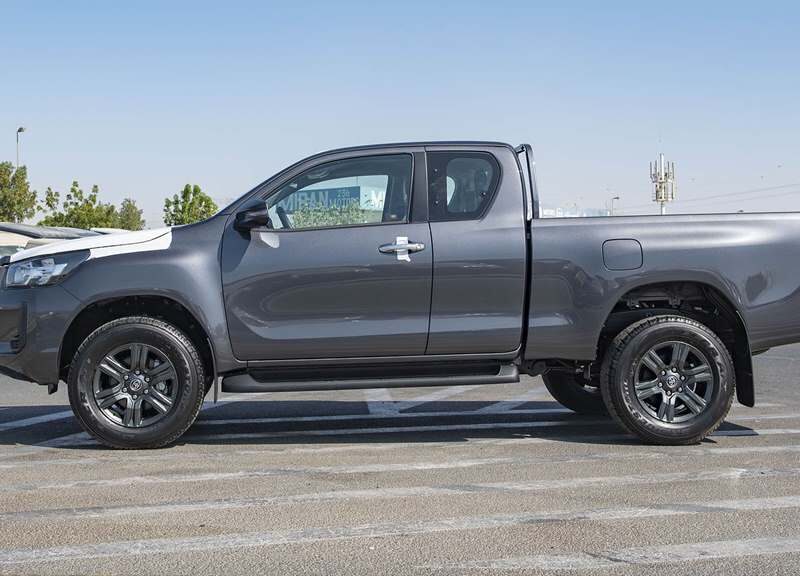 2026 Toyota Hilux 2.4 Litres 4 Cylinders Diesel Engine Dark Grey Black Pickup Truck GCC Specs