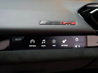 2023 Ferrari 296 GTB Standard 3.0-liter Twin-Turbocharged V6 Hybrid Engine Red Black Coupe