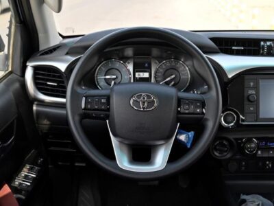 2026 Toyota Hilux 2.4 Litres 4 Cylinders Diesel Engine Metallic Grey Black Pickup Truck GCC Specs