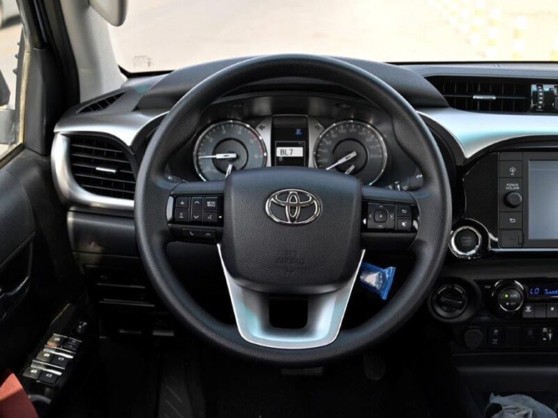 2026 Toyota Hilux 2.4 Litres 4 Cylinders Diesel Engine Metallic Grey Black Pickup Truck GCC Specs