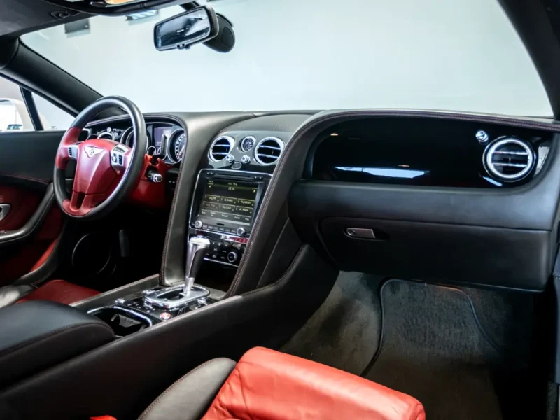 2015 Bentley Continental GT 4.0L Twin-Turbocharged V8 Petrol Engine White Red Coupe GCC