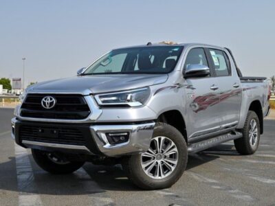 2026 Toyota Hilux 2.4 Litres 4 Cylinders Diesel Engine Metallic Grey Black Pickup Truck GCC Specs