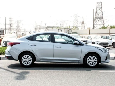 2023 Hyundai Accent SEL 1.6 Litres 4 Cylinders Petrol Engine Silver White Sedan GCC Specs