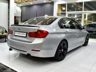 2013 BMW 3-Series 335i 6 Cylinders Petrol Engine Silver Red Sedan GCC Specs Automatic