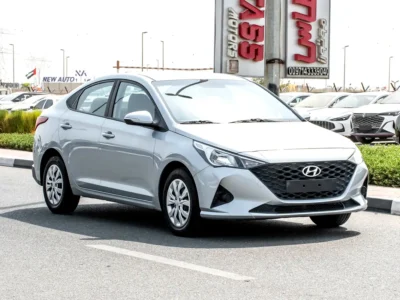 2023 Hyundai Accent SEL 1.6 Litres 4 Cylinders Petrol Engine Silver White Sedan GCC Specs