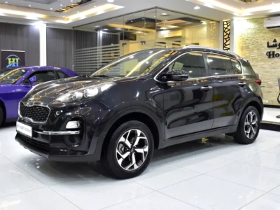 2019 Kia Sportage LX 4 Cylinders Petrol Engine Black tan SUV GCC Specs Automatic Transmission