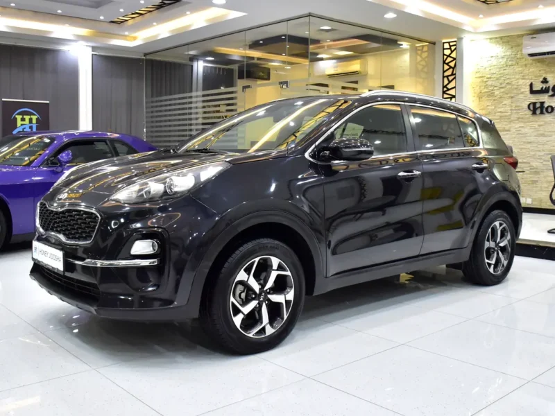 2019 Kia Sportage LX 4 Cylinders Petrol Engine Black tan SUV GCC Specs Automatic Transmission