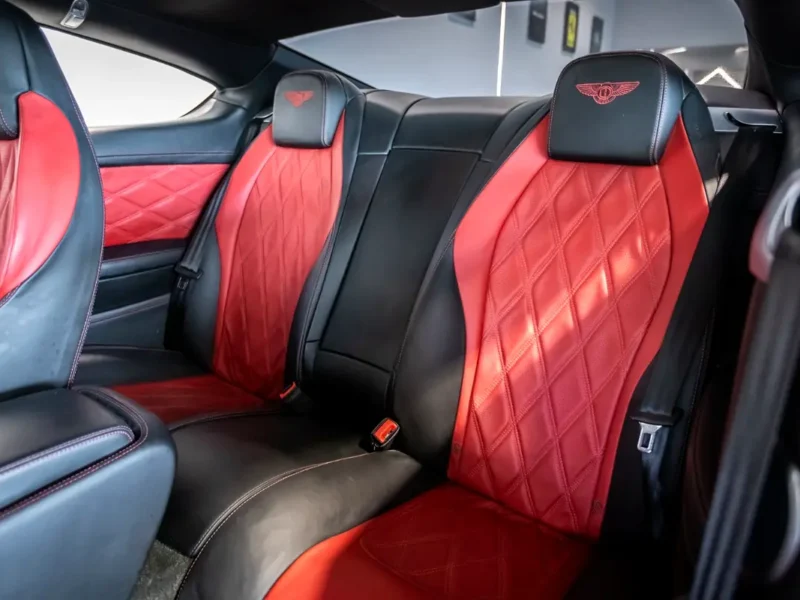 2015 Bentley Continental GT 4.0L Twin-Turbocharged V8 Petrol Engine White Red Coupe GCC
