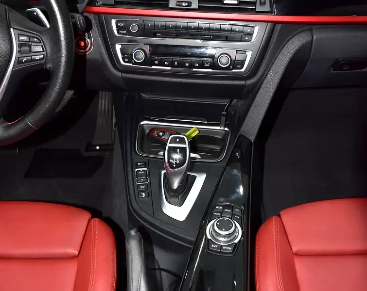 2013 BMW 3-Series 335i 6 Cylinders Petrol Engine Silver Red Sedan GCC Specs Automatic