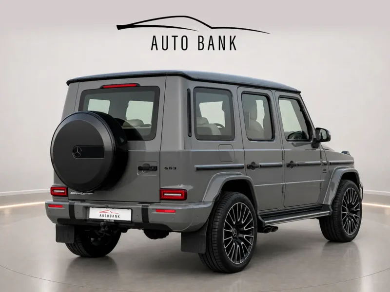2025 Mercedes-Benz G-Class G 63 AMG 4.0L V8 Biturbo Petrol Engine Grey White SUV GCC Specs