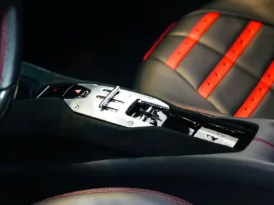 2023 Ferrari 296 GTB Standard 3.0-liter Twin-Turbocharged V6 Hybrid Engine Red Black Coupe