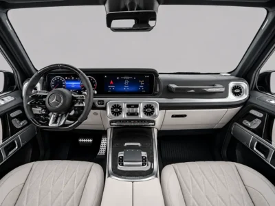 2025 Mercedes-Benz G-Class G 63 AMG 4.0L V8 Biturbo Petrol Engine Grey White SUV GCC Specs