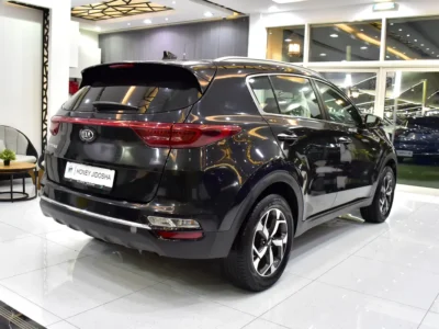 2019 Kia Sportage LX 4 Cylinders Petrol Engine Black tan SUV GCC Specs Automatic Transmission