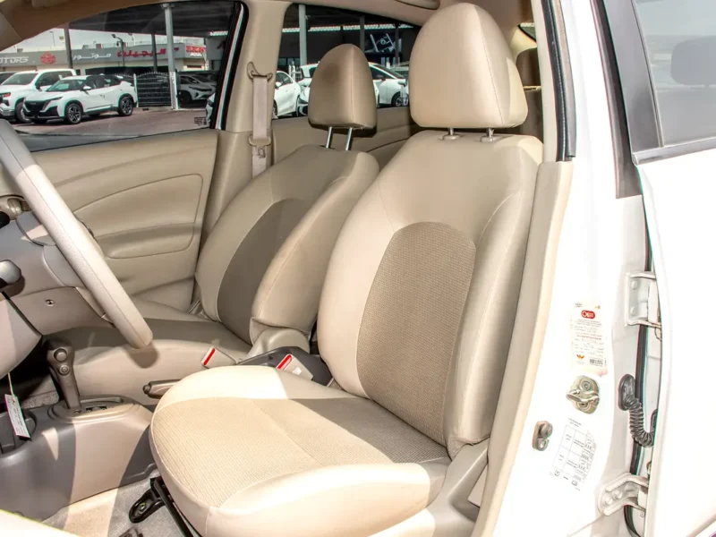 2023 Nissan Sunny SE 1.5 Litres 4 Cylinders Petrol Engine White Beige Sedan GCC Specs