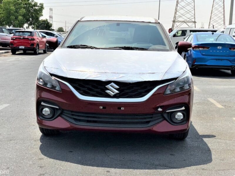 2023 Suzuki Baleno 1.5-liter 4-Cylinder Petrol Engine Red Black Hatchback GCC Specs Automatic