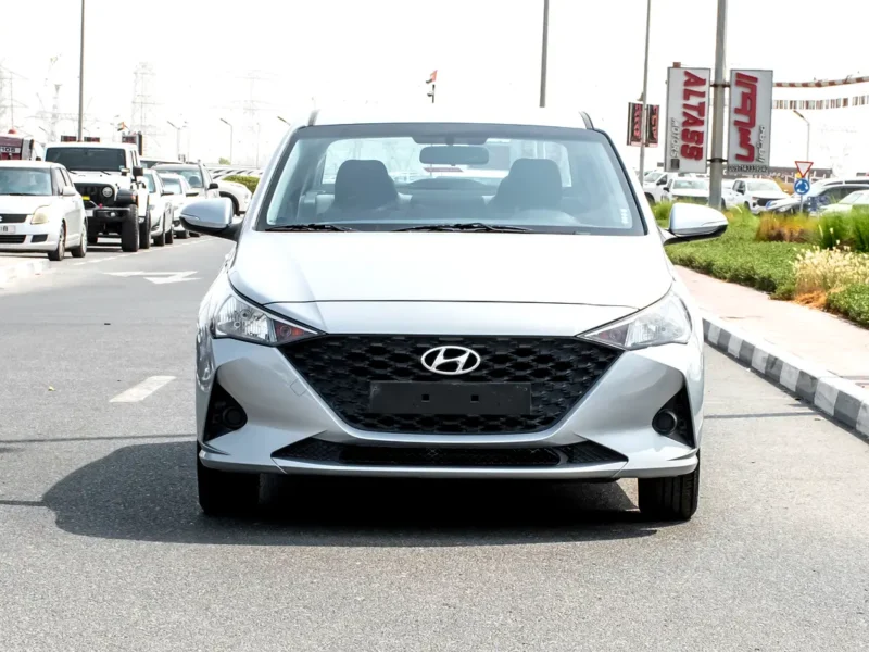 2023 Hyundai Accent SEL 1.6 Litres 4 Cylinders Petrol Engine Silver White Sedan GCC Specs