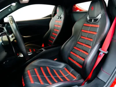 2023 Ferrari 296 GTB Standard 3.0-liter Twin-Turbocharged V6 Hybrid Engine Red Black Coupe