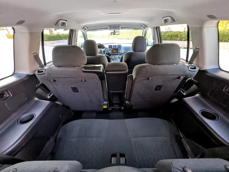 2009 Toyota Highlander 3.5 Litres V6 Petrol Engine Black Beige Reliable Family SUV GCC Specs