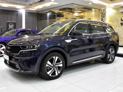 2023 Kia Sorento SX X-Line 3.5 Litres 6 Cylinders Petrol Engine Blue Beige SUV GCC Specs