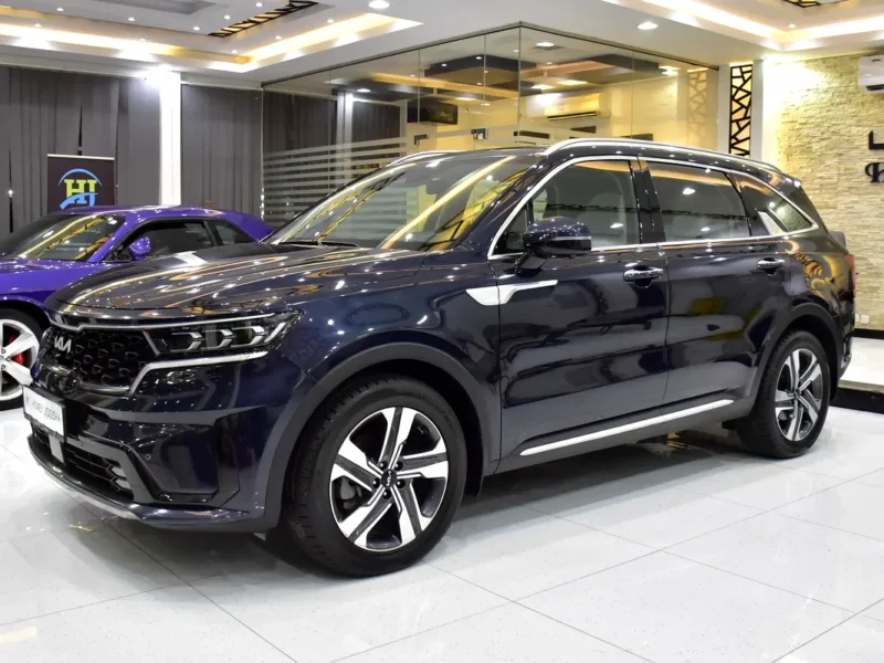 2023 Kia Sorento SX X-Line 3.5 Litres 6 Cylinders Petrol Engine Blue Beige SUV GCC Specs
