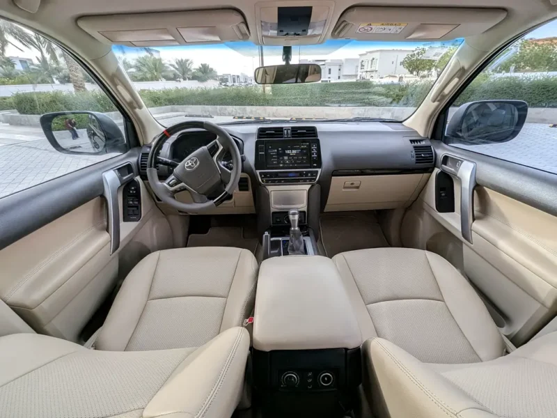 2021 Toyota Prado TXL 2.7 Litres 4 Cylinders Petrol Engine Black Beige SUV EXCELLENT CONDITION