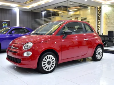 2024 Fiat 500 Dolcevita 4 Cylinders Petrol Engine Red Black Hatchback GCC Specs Automatic