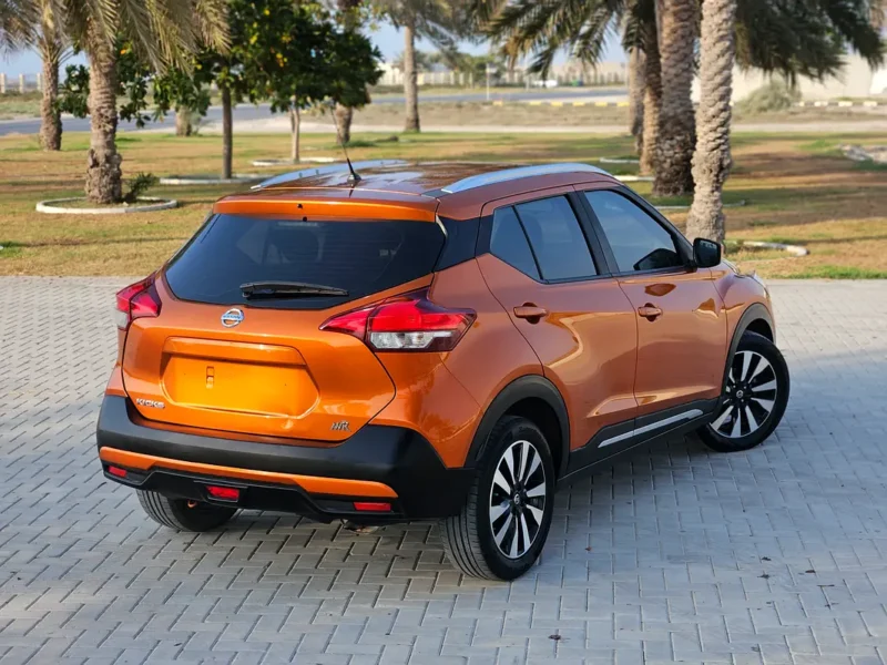 2019 Nissan Kicks SL 4 Cylinders Petrol Engine Orange Black SUV GCC Specs Automatic
