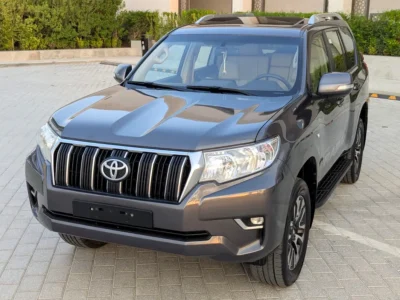 2022 Toyota Prado VXR 4.0 Litres 6 Cylinders Petrol Engine Grey Beige SUV Full Option GCC Specs