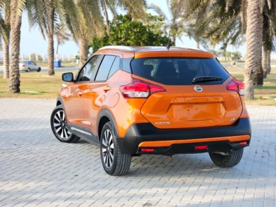2019 Nissan Kicks SL 4 Cylinders Petrol Engine Orange Black SUV GCC Specs Automatic