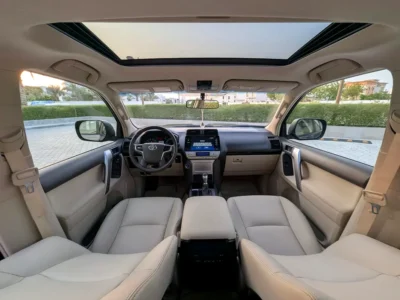 2022 Toyota Prado VXR 4.0 Litres 6 Cylinders Petrol Engine Grey Beige SUV Full Option GCC Specs