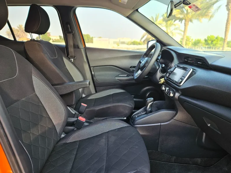 2019 Nissan Kicks SL 4 Cylinders Petrol Engine Orange Black SUV GCC Specs Automatic