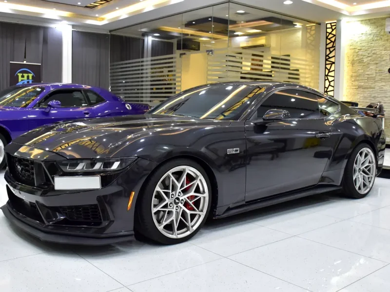 2024 Ford Mustang GT 8 Cylinders Petrol Engine Grey Black Coupe American Specs