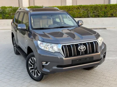 2022 Toyota Prado VXR 4.0 Litres 6 Cylinders Petrol Engine Grey Beige SUV Full Option GCC Specs