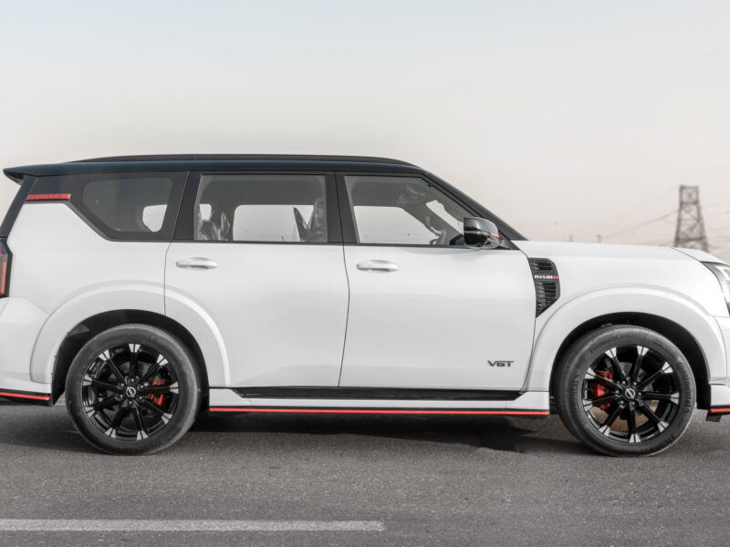 2026 Nissan Patrol Nismo 3.5L V6 Twin-Turbo Petrol Engine White Red SUV GCC Specs