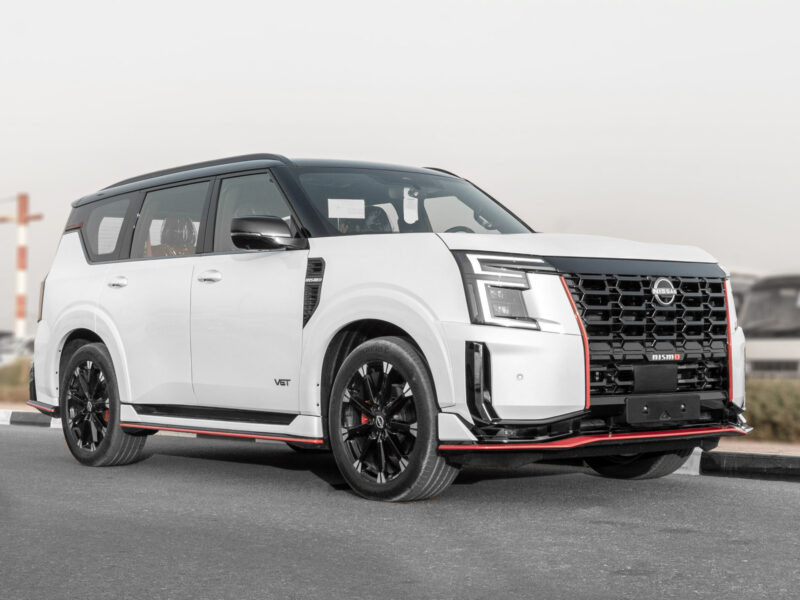 2026 Nissan Patrol Nismo 3.5L V6 Twin-Turbo Petrol Engine White Red SUV GCC Specs