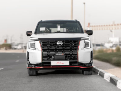 2026 Nissan Patrol Nismo 3.5L V6 Twin-Turbo Petrol Engine White Red SUV GCC Specs