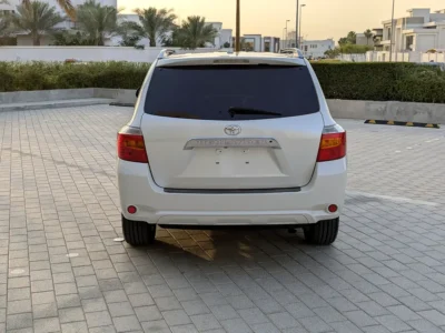 2010 Toyota Highlander Limited 3.5 Litres V6 Petrol Engine White Beige SUV Full Option US Specs